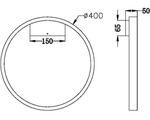 Настенный светильник Rim MOD058WL-L25BS3K Maytoni Настенный светильник Rim MOD058WL-L25BS3K Maytoni