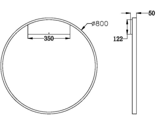 Настенный светильник Rim MOD058WL-L50B3K Maytoni Настенный светильник Rim MOD058WL-L50B3K Maytoni