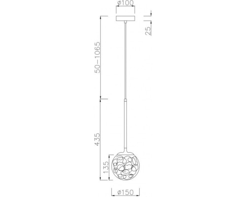 Подвесной светильник Ligero MOD061PL-01BS Maytoni Подвесной светильник Ligero MOD061PL-01BS Maytoni