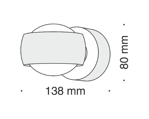 Бра Lens MOD072WL-L8B3K Maytoni