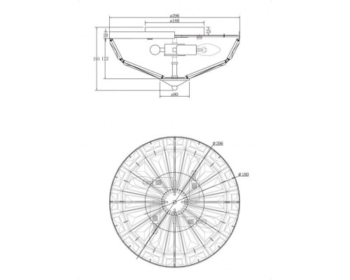 Потолочная люстра Facet MOD094CL-04CH Maytoni Потолочная люстра Facet MOD094CL-04CH Maytoni