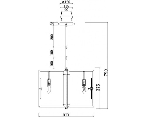 Потолочная люстра Marmo MOD099PL-06G Maytoni Потолочная люстра Marmo MOD099PL-06G Maytoni