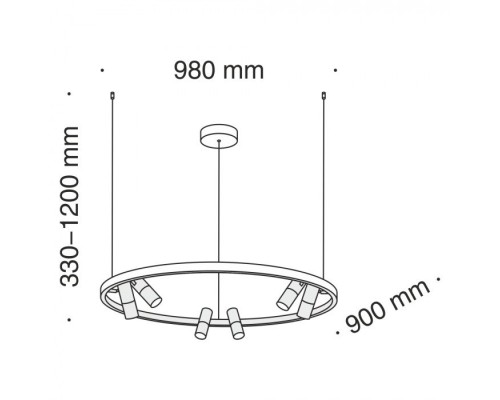 Подвесной светильник Satellite MOD102PL-L42B4K Maytoni Подвесной светильник Satellite MOD102PL-L42B4K Maytoni