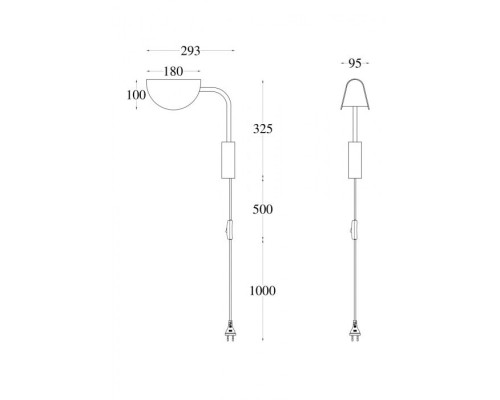 Бра Mollis MOD126WL-01B Maytoni Бра Mollis MOD126WL-01B Maytoni