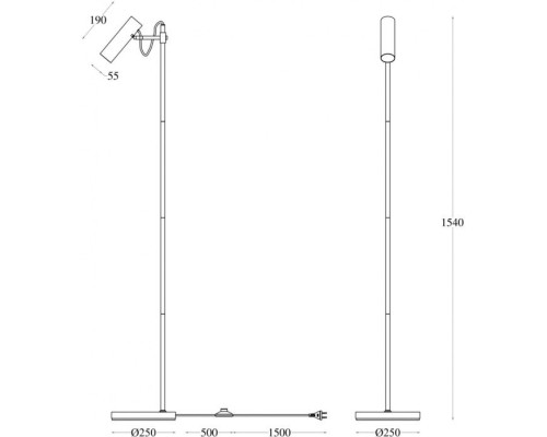 Торшер Bansky MOD129FL-01B Maytoni Торшер Bansky MOD129FL-01B Maytoni