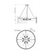 Подвесная люстра Coliseo MOD135PL-08BS Maytoni