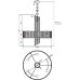 Подвесная люстра Frame MOD174PL-06G Maytoni