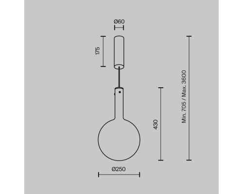 Подвесной светильник Nebula MOD182PL-L6W3K Maytoni Подвесной светильник Nebula MOD182PL-L6W3K Maytoni