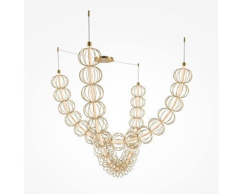Подвесной светильник Golden Cage MOD216PL-L55G3K Maytoni Подвесной светильник Golden Cage MOD216PL-L55G3K Maytoni