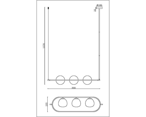 Подвесной светильник Erich MOD221PL-03BS Maytoni Подвесной светильник Erich MOD221PL-03BS Maytoni