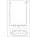Подвесной светильник Erich MOD221PL-03BS Maytoni