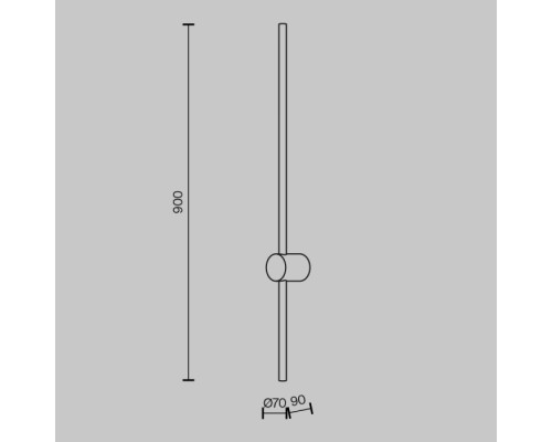 Настенный светильник Light stick MOD237WL-L11B3K Maytoni Настенный светильник Light stick MOD237WL-L11B3K Maytoni