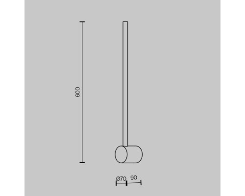 Настенный светильник Light stick MOD237WL-L6BS3K Maytoni Настенный светильник Light stick MOD237WL-L6BS3K Maytoni