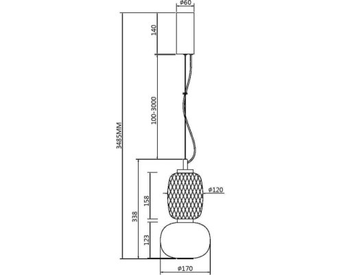 Подвесной светильник Pattern MOD267PL-L18G3K Maytoni Подвесной светильник Pattern MOD267PL-L18G3K Maytoni