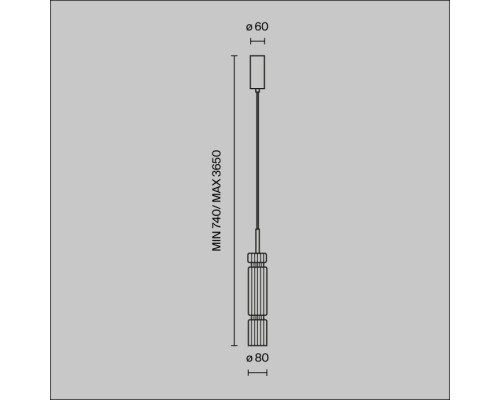 Подвесной светильник Ordo MOD272PL-L12BS3K1 Maytoni
