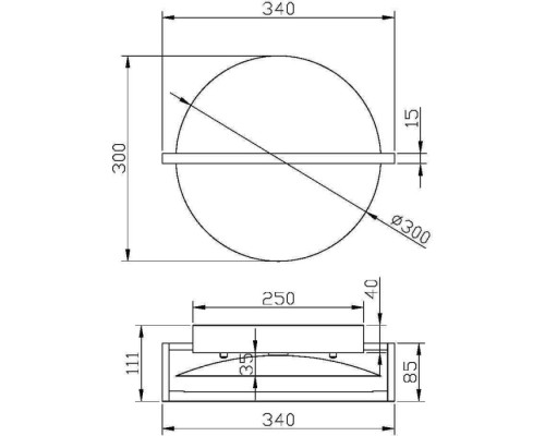 Настенный светильник Mira MOD279WL-L14B3K Maytoni Настенный светильник Mira MOD279WL-L14B3K Maytoni