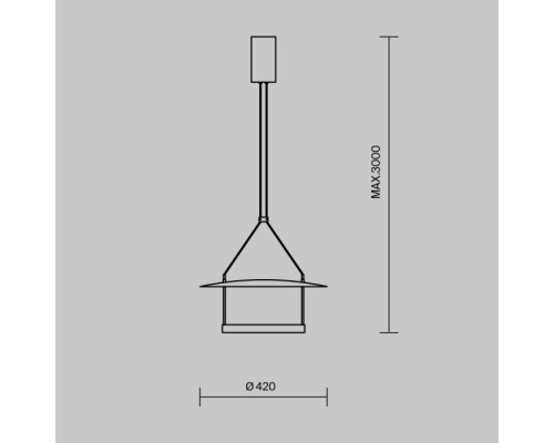 Подвесной светильник Ambience MOD280PL-L23B3K Maytoni Подвесной светильник Ambience MOD280PL-L23B3K Maytoni