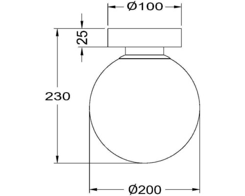 Настенно-потолочный светильник Basic form MOD321WL-01B1 Maytoni Настенно-потолочный светильник Basic form MOD321WL-01B1 Maytoni