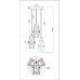 Подвесной светильник Coctail time MOD325PL-03G Maytoni