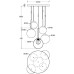 Подвесной светильник Basic form MOD521PL-05G Maytoni