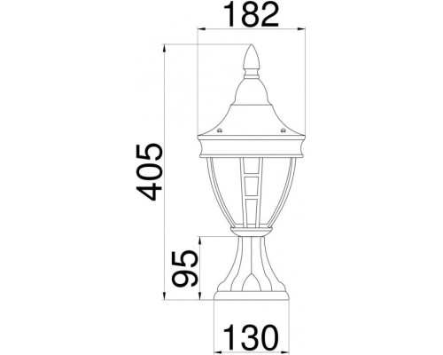 Наземный фонарь Rivoli O027FL-01B Maytoni Наземный фонарь Rivoli O027FL-01B Maytoni