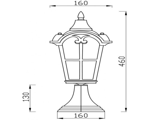Наземный фонарь Albion O413FL-01BZ Maytoni Наземный фонарь Albion O413FL-01BZ Maytoni