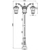Наземный фонарь Albion O413FL-03BZ Maytoni