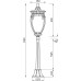Наземный фонарь Fleur O414FL-01BZ1 Maytoni