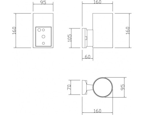 Светильник Rando O419WL-01GR Maytoni Светильник Rando O419WL-01GR Maytoni