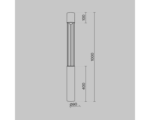 Наземный светильник Mill O427FL-L12GF3K Maytoni Наземный светильник Mill O427FL-L12GF3K Maytoni