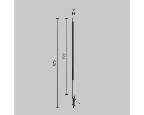 Грунтовый светильник Pole O440FL-L12GF3K Maytoni Грунтовый светильник Pole O440FL-L12GF3K Maytoni