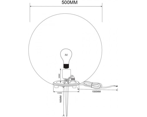 Наземный светильник Erda O594FL-01W1 Maytoni Наземный светильник Erda O594FL-01W1 Maytoni