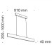 Подвесной светильник Step P010PL-L23W4K Maytoni