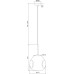 Подвесной светильник Mabell P014PL-01G Maytoni