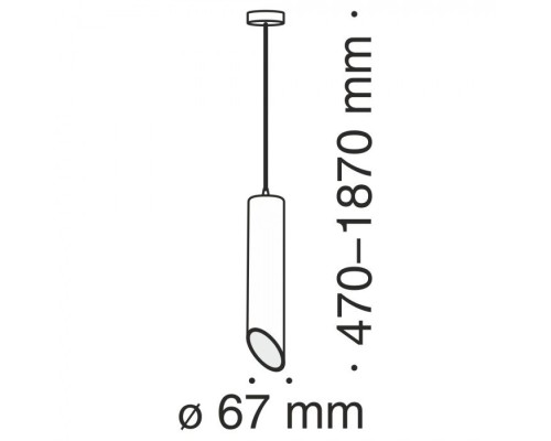 Подвесной светильник Vela P027PL-01W Maytoni