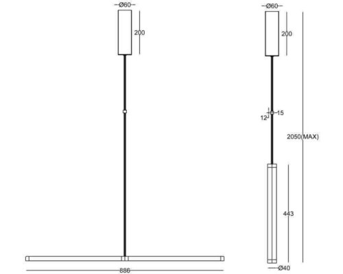 Подвесной светильник Supersymmetry P096PL-L11BK Maytoni Подвесной светильник Supersymmetry P096PL-L11BK Maytoni