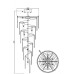 Потолочная люстра Louis RC005PL-12CH Maytoni