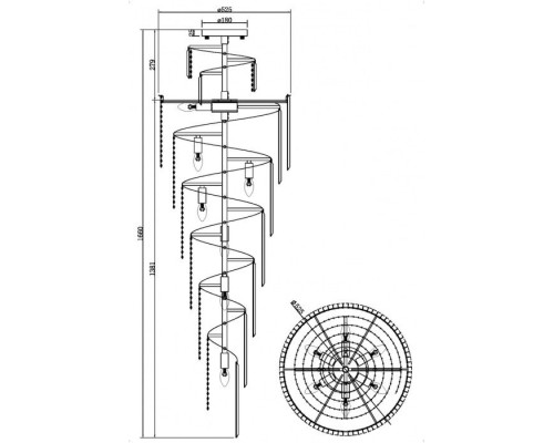 Потолочная люстра Louis RC006PL-12CH Maytoni Потолочная люстра Louis RC006PL-12CH Maytoni