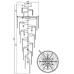 Потолочная люстра Louis RC006PL-12CH Maytoni