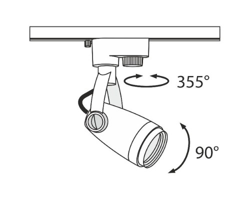 Трековый светильник Track lamps TR001-1-GU10-W Maytoni Трековый светильник Track lamps TR001-1-GU10-W Maytoni