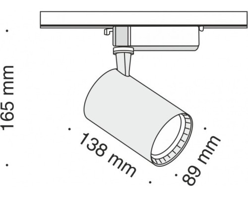 Трековый светильник Track lamps TR003-1-17W3K-B Maytoni Трековый светильник Track lamps TR003-1-17W3K-B Maytoni
