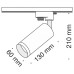 Трековый светильник Track lamps TR004-1-GU10-B Maytoni