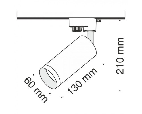 Трековый светильник Track lamps TR004-1-GU10-MG Maytoni Трековый светильник Track lamps TR004-1-GU10-MG Maytoni