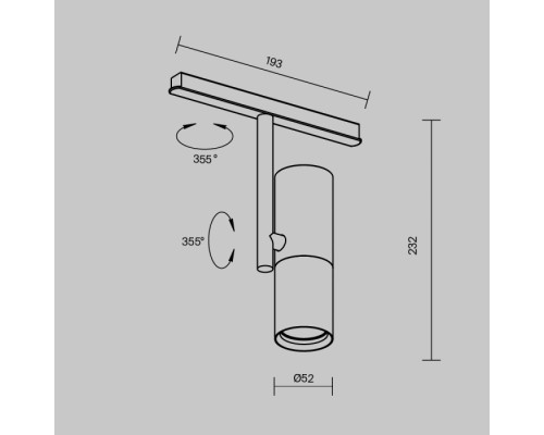 Трековый светильник Elti TR005-2-12W3K-BW Maytoni Трековый светильник Elti TR005-2-12W3K-BW Maytoni