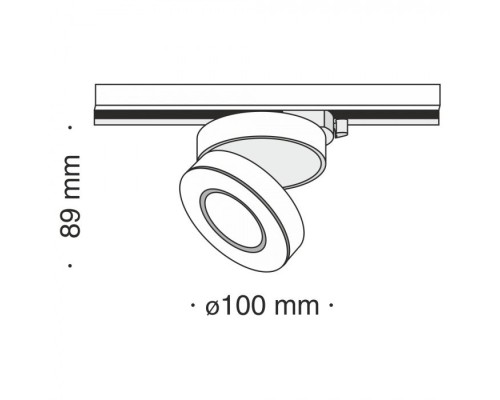 Трековый светильник Track lamps TR006-1-12W3K-B4K Maytoni Трековый светильник Track lamps TR006-1-12W3K-B4K Maytoni