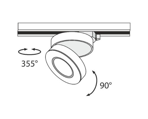 Трековый светильник Track lamps TR006-1-12W3K-B4K Maytoni Трековый светильник Track lamps TR006-1-12W3K-B4K Maytoni