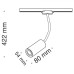 Трековый светильник Track lamps TR010-1-GU10-W Maytoni