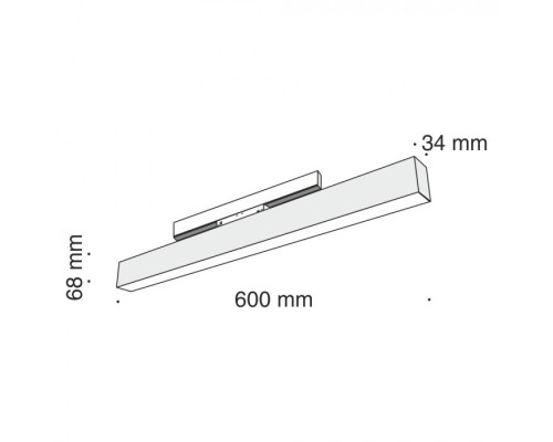Трековый светильник Track lamps TR012-2-20W3K-B Maytoni Трековый светильник Track lamps TR012-2-20W3K-B Maytoni