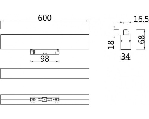 Трековый светильник BASIS TR012-2-20W3K-W Maytoni Трековый светильник BASIS TR012-2-20W3K-W Maytoni
