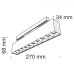 Трековый светильник Track lamps TR014-2-20W4K-B Maytoni